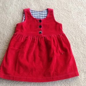 Corduroy vintage toddler jumper slash dress